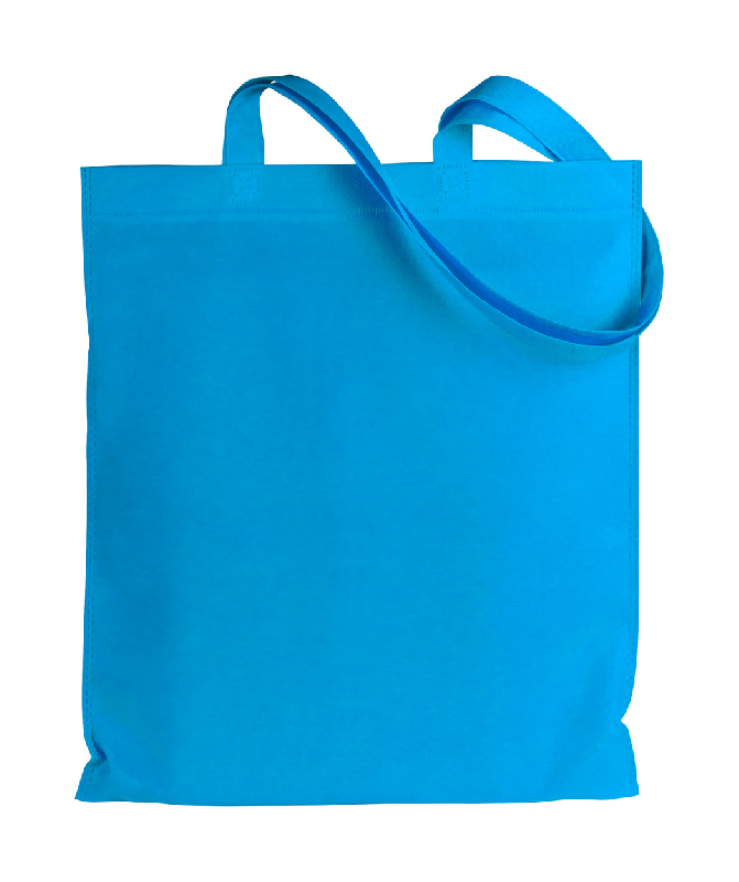 Tote bag publicitaire non-tissé - turquoise - 70 gr/m2 - anses longues_0