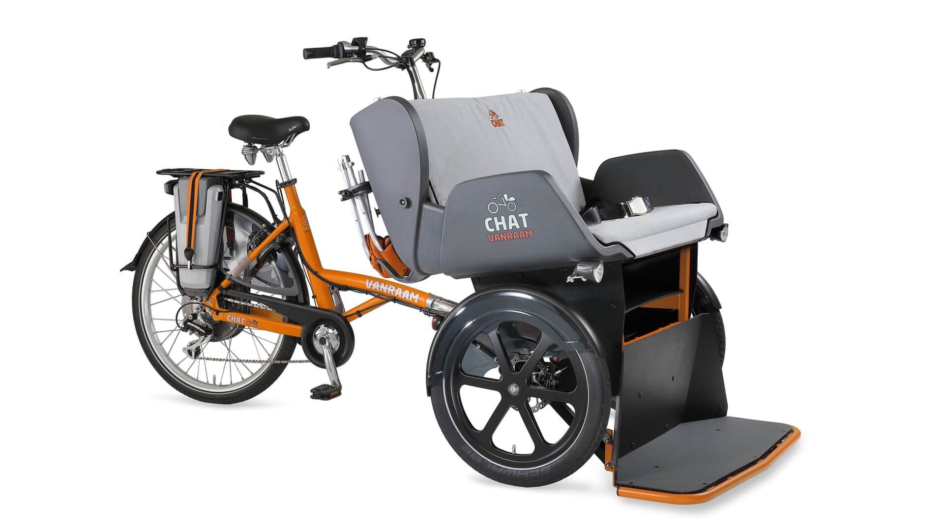 Triporteur électrique (vélo taxi) - Chat - Van Raam_0