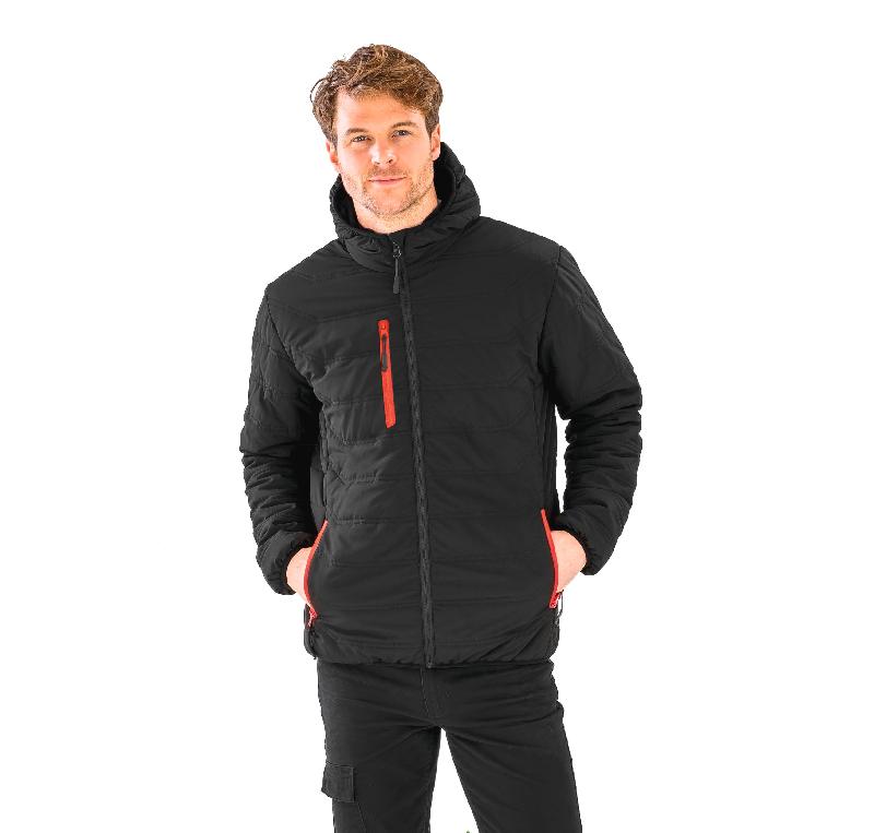 Veste de travail matelassée Black Compass recyclée - Réf: R240X - Résistante à l'eau et coupe-vent_0