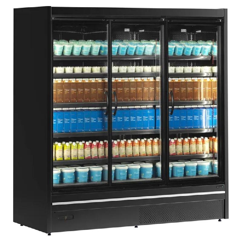 Vitrine réfrigérée 3 portes - 1110L - Noir | Tefcold - MDCA1875HB-2_0