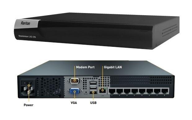 Economical 8-port - KVM-over-IP switch Java-free - Raritan W126072921_0