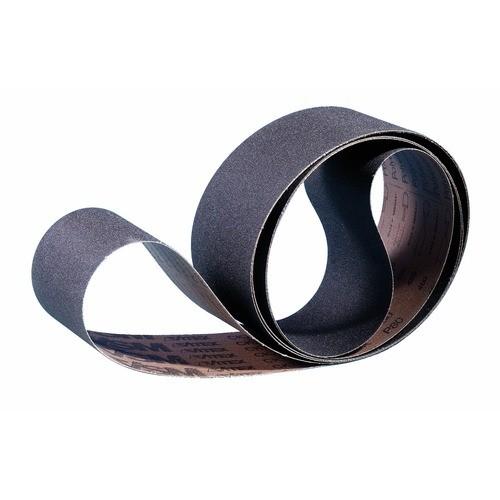ABRASIFS EN BANDES STANDARDS TOILE RIGIDE CARBURE DE SILICIUM MIROITERIE CK 721 X-L3,35M-GRAIN 100 VSM