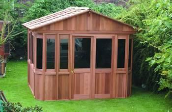 Abris de spa - cedar roof gazebo 10' x 15'_0