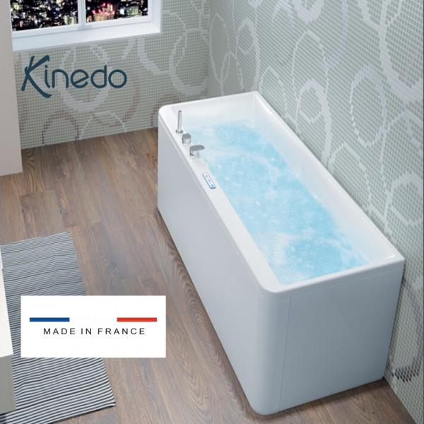 BAIGNOIRE BALNÉO SAMBA MAT 170X70 CM TÊTE À DROITE MIX COLOR - KINEDO BSLI170MDMCO1