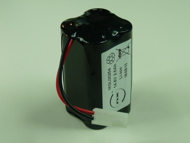 Batterie industrielle Li-Ion 4x 18650 4S1P ST2 - 14.8V 2.6Ah - Connecteur Molex_0