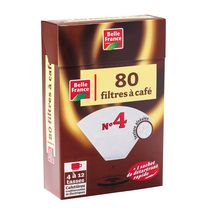 BOITE 80 FILTRES CAFÉ 1X4 BELLE FRANCE