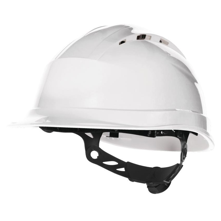 Casque de chantier ventilé QUARTZ IV (Blanc), polyvalent et confortable PTC400 - Réf. QUARTZUP4 - DELTAPLUS_0