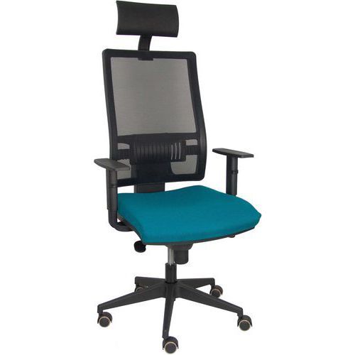 CHAISE DE BUREAU HORNA APPUI TÊTE - VERT DE BLEU - PIQUERAS Y CRESPO