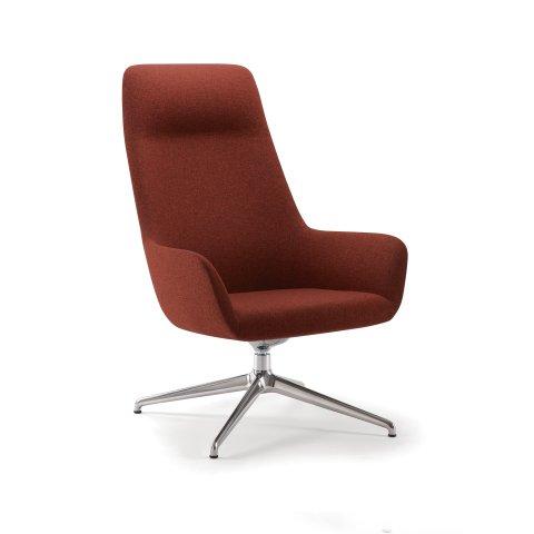 CHAUFFEUSE CITTA LOUNGE AVEC APPUI-TÊTE - 1 PLACE - BRIQUE