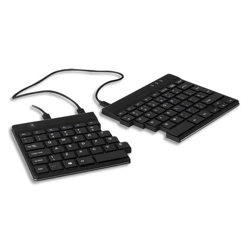 CLAVIER ERGONOMIQUE SPLIT R GO TOOLS - AZERTY - FILAIRE - NOIR