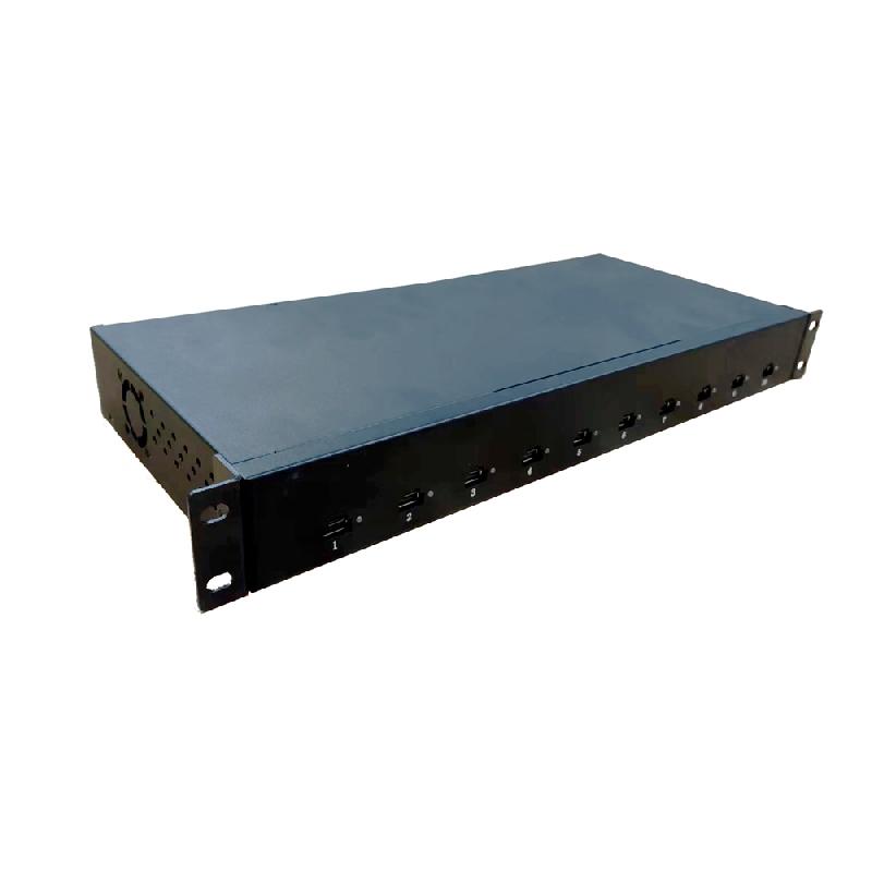 Concentrateur de charge USB-C 10 ports 45W - Rackmount 1U - Référence BRV10CCH45 - Marque Bravour®_0