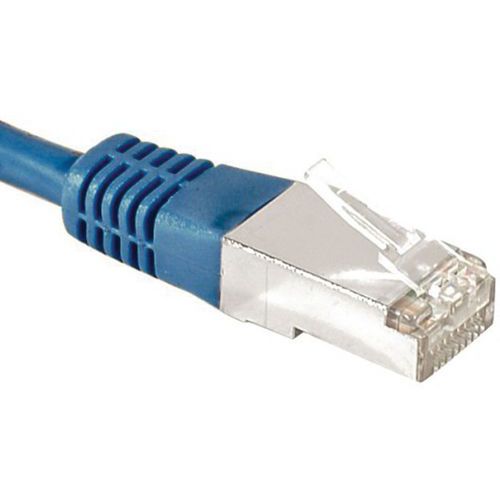 CORDON RJ45 CATÉGORIE 6A F/UTP BLEU - 5 M - DEXLAN