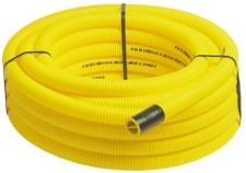 Couronne de 50 metres gaine jaune diam 63 pour le gaz_0