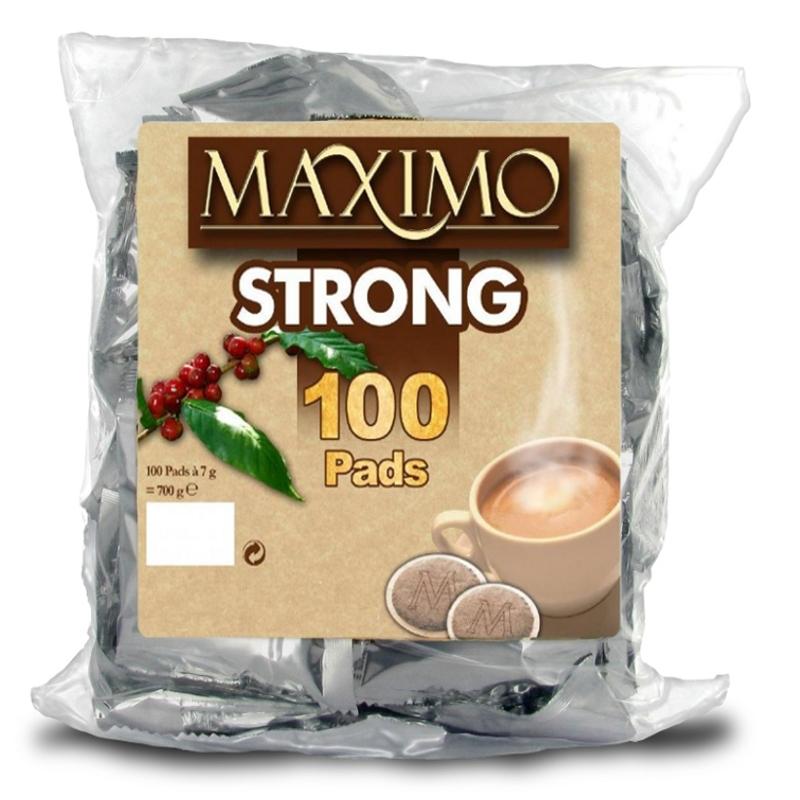 DOSETTES SENSEO COMPATIBLES MAXIMO STRONG - 100 PADS