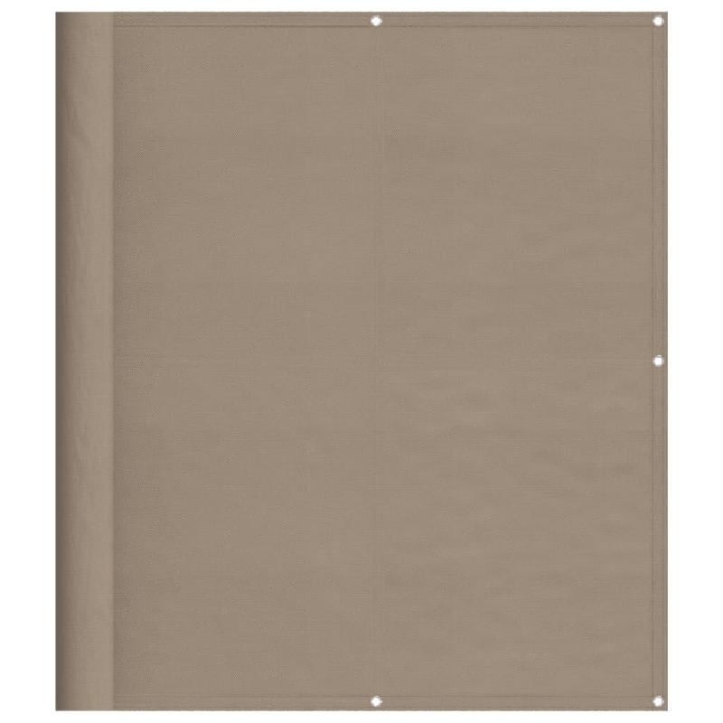 Écran de balcon taupe 120x700 cm 100% polyester oxford Modèle Patio Équinoxe - 4000249_0