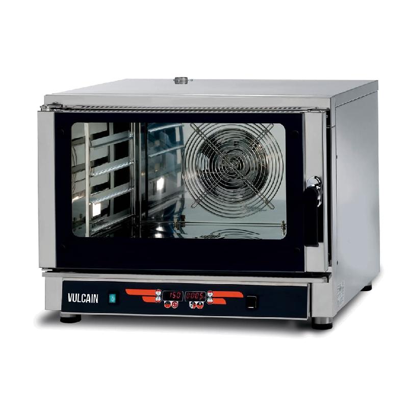 Four mixte à injection directe - commande sous le four - 4 niveaux - 380 V TRI+N - digital - construction inox_0