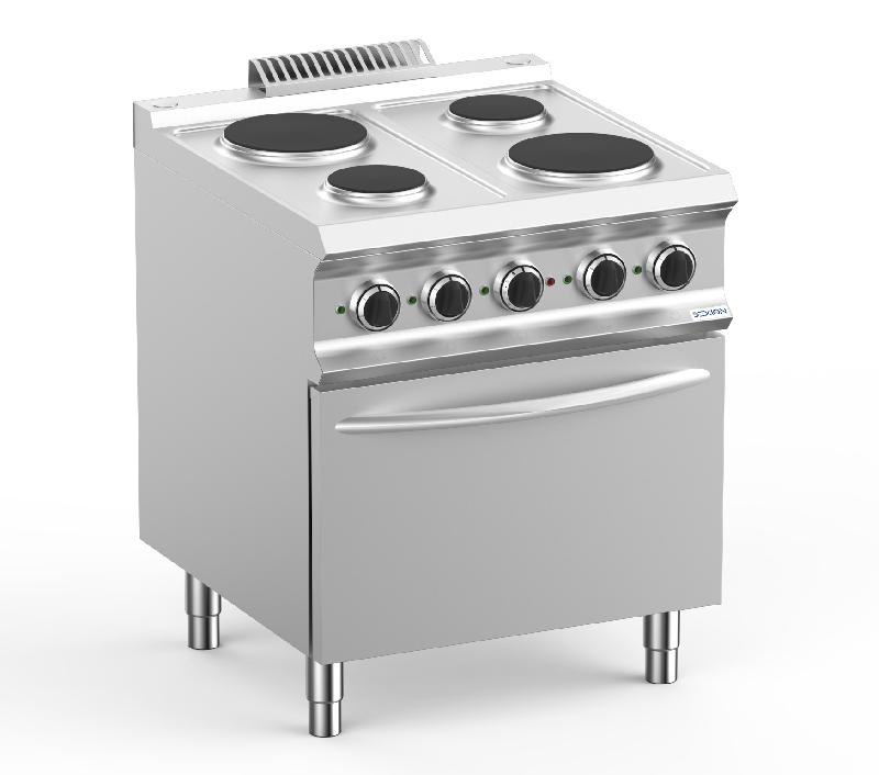 FOURNEAU ÉLECTRIQUE DEXION LUX 700 - 70/73 AVEC FOUR ÉLECTRIQUE - 13,5 KW