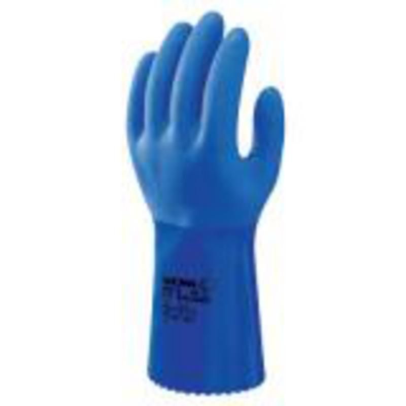 GANT TRICOT COTON 660 BLEU T9 ENDUIT PVC LONG. 300MM UE10