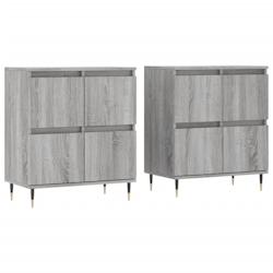 Helloshop26 - Buffet bahut commode armoire meuble de rangement organisateur cuisine salle de séjour salons lot de 2 sonoma bois 02_0036982 - 30002131_0