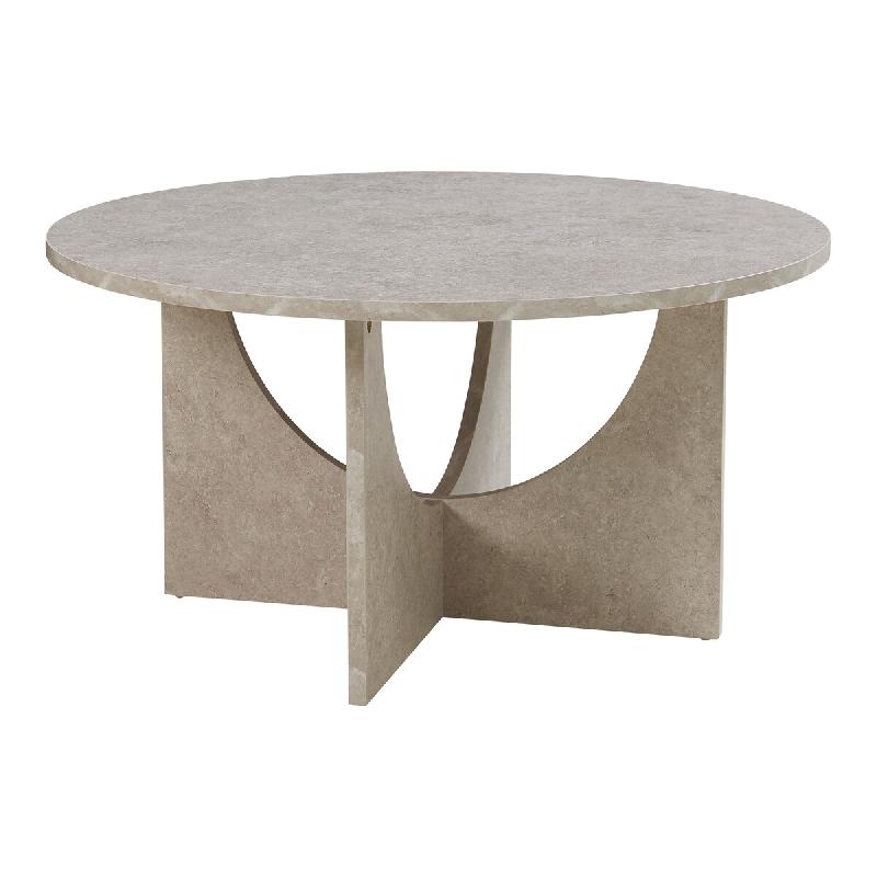 Helloshop26 - Table basse console d'appoint 80 x 42 cm béton clair 03_0010843 - 3000225439644_0