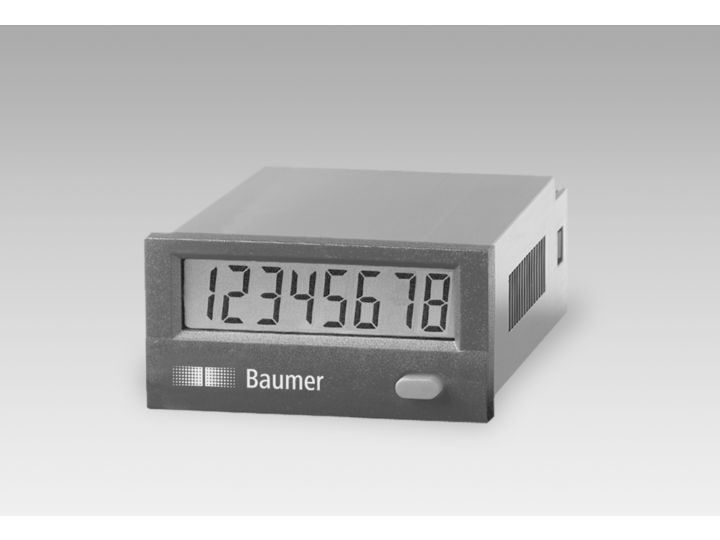 Isi33 - afficheur de position - Baumer - 8 digits LCD rétro-éclairé - encastrable IP65_0