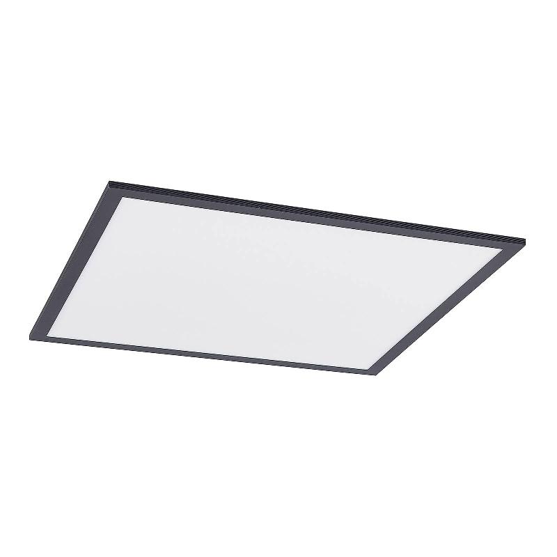 LINDBY PANNEAU LED NELIOS, 62 X 62 CM, 4.000K, NOIR, MÉTAL