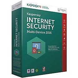 LOGICIEL ANTIVIRUS KASPERSKY INTERNET SECURITY MULTI-DEVICE 2016 - 1 AN / 5 POSTES 1 AN 5 POSTES