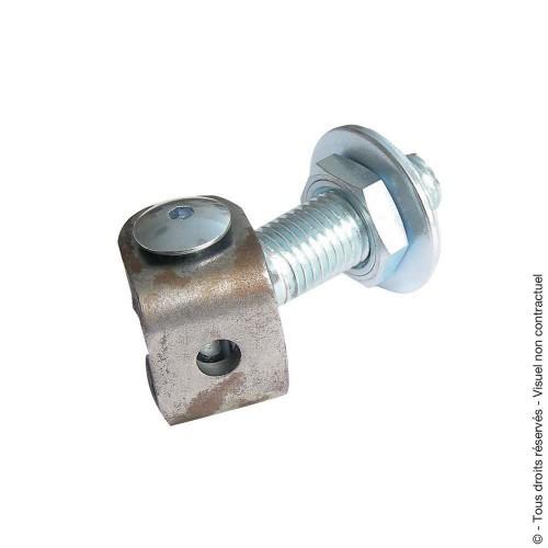 LOT DE 10 PIVOTS DE PORTAIL À SOUDER RÉGLABLES EN ACIER ZINGUÉ -Ø20 MM TORBEL
