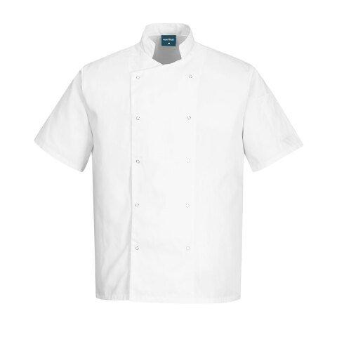 LOT DE 2 - PORTWEST C733 VESTE DE CUISINE CUMBRIA BLANC - TAILLE XXXL