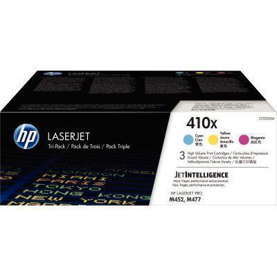 Lot de 3 cartouches laser à la marque HP CF252XM cyan  magenta  jaune haute capacité_0