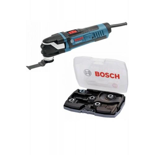 OUTIL MULTIFONCTION 400 W-GOP 40-30 + COFFRET DE 5 LAMES STARLOCK BOSCH