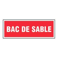 PANNEAU BAC DE SABLE