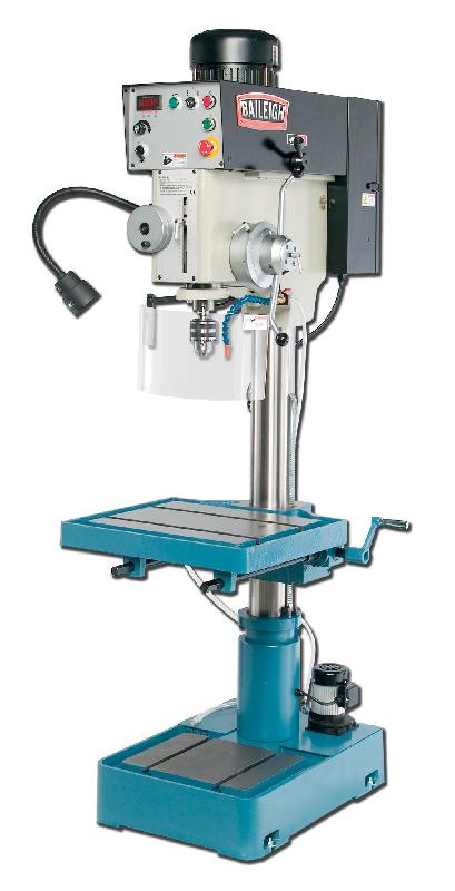 Perceuse à colonne DP-1500VS BAILEIGH Industrial - Système de taraudage semi-automatique et pompe de refroidissement_0