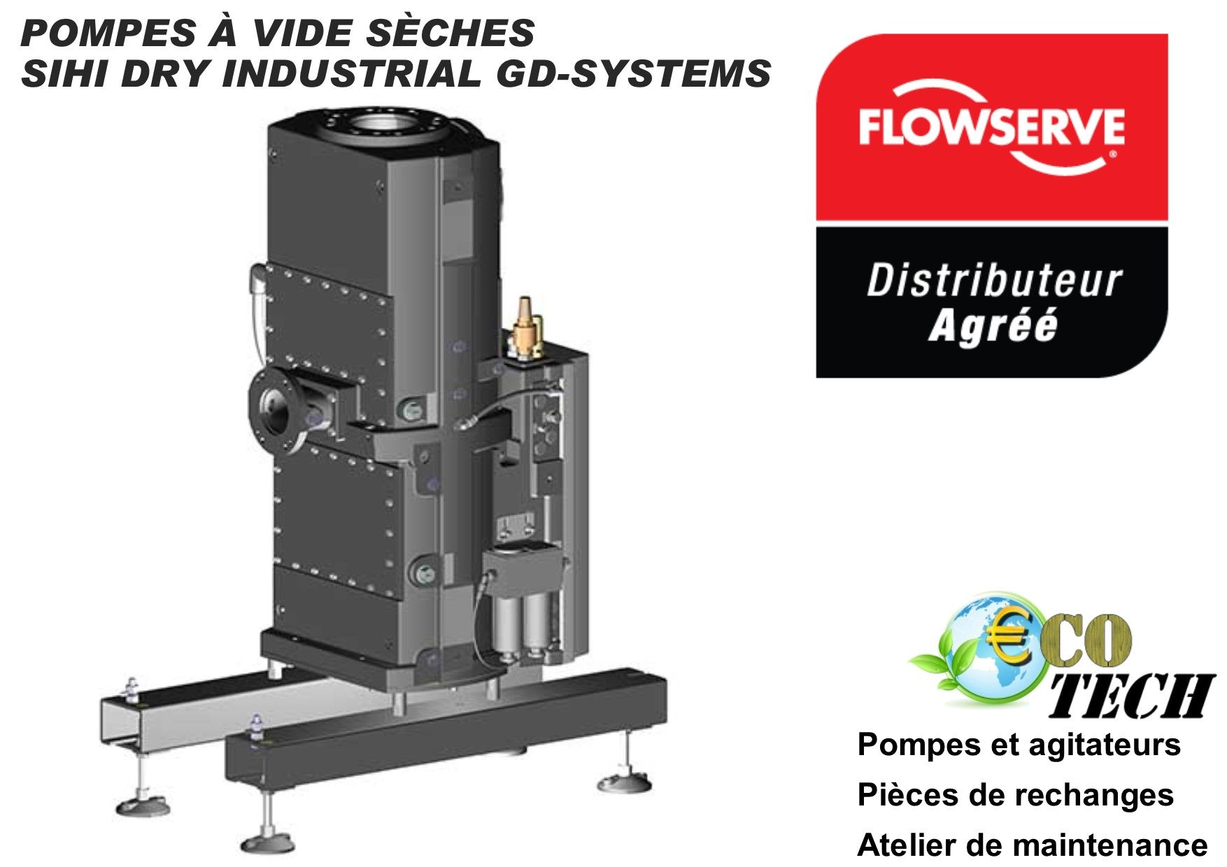Pompe à vide sèche  sihi dry industrial gd-systems distributeur france normandie_0
