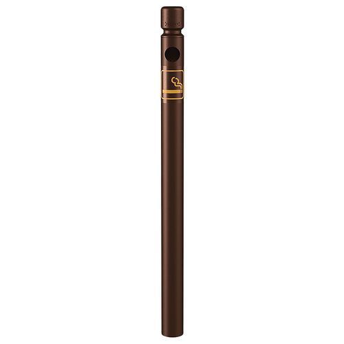 POTELET CENDRIER Ø 76 MM POMMEAU AGGLO - ZINC MARRON 8017 - PROCITY