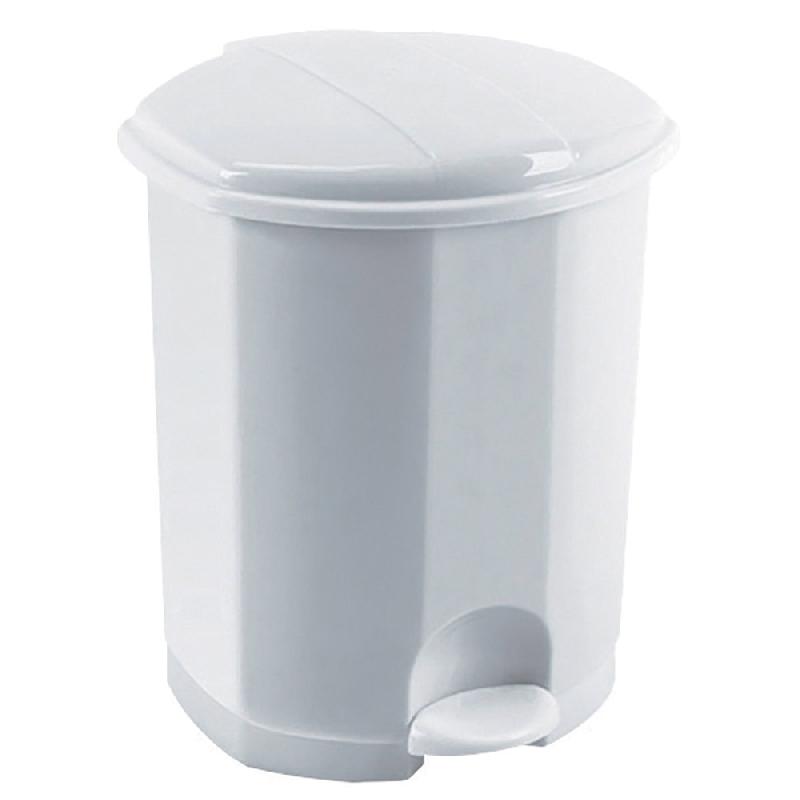 POUBELLE À PÉDALE PLASTIQUE 1ER PRIX 5 L