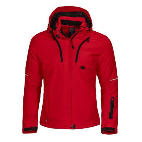 PROJOB 3413 SOFTSHELL PRIO DOUBLEE FEMME A CAPUCHE ROUGE - TAILLE XL
