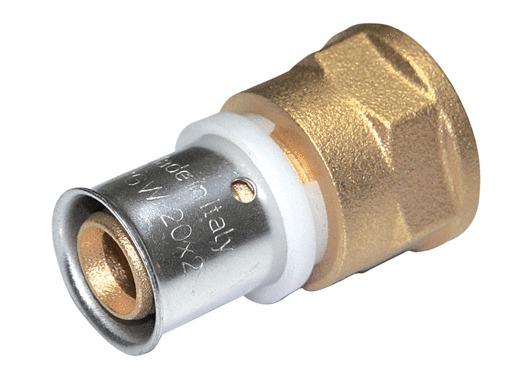 RACCORD FEMELLE 50X4 - 1''1/2 LAITON À SERTIR - COMISA - 87.13.501