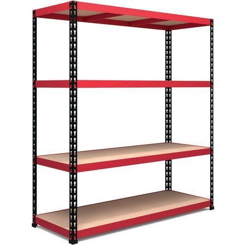 RAYONNAGE À EMBOÎTER 400KG 4 NIVEAUX 1980X1525MM - RB BOSS - RB BOSS