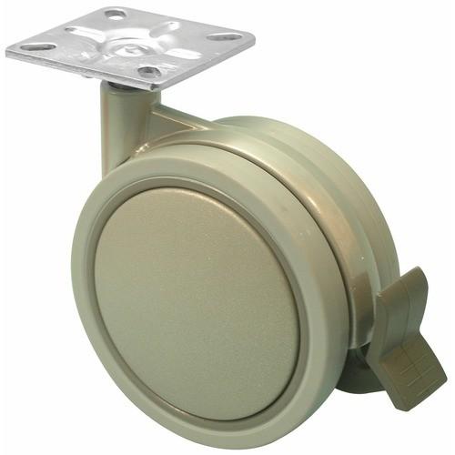 ROULETTE DE MEUBLE - BANDAGE CAOUTCHOUC - 40 MM - SANS FREIN - JEMEDESIGN GUITEL