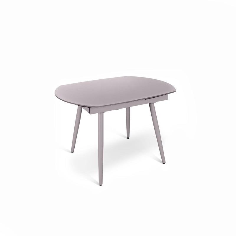 SOLOLED Table Extensible Kyoto Four En Verre Trempé Gris Jusqu'À 180 Cm - gris 8033959242315_0