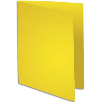 SOUS-CHEMISE EXACOMPTA ROCK'S - JAUNE CITRON - FORMAT 22 X 31 CM - 80 G - PAQUET DE 100