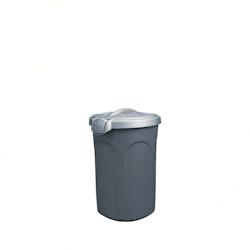 Stefanplast Poubelle Urban Eco System Lt.80 avec pédale jaune - argenté 8003507702509_0