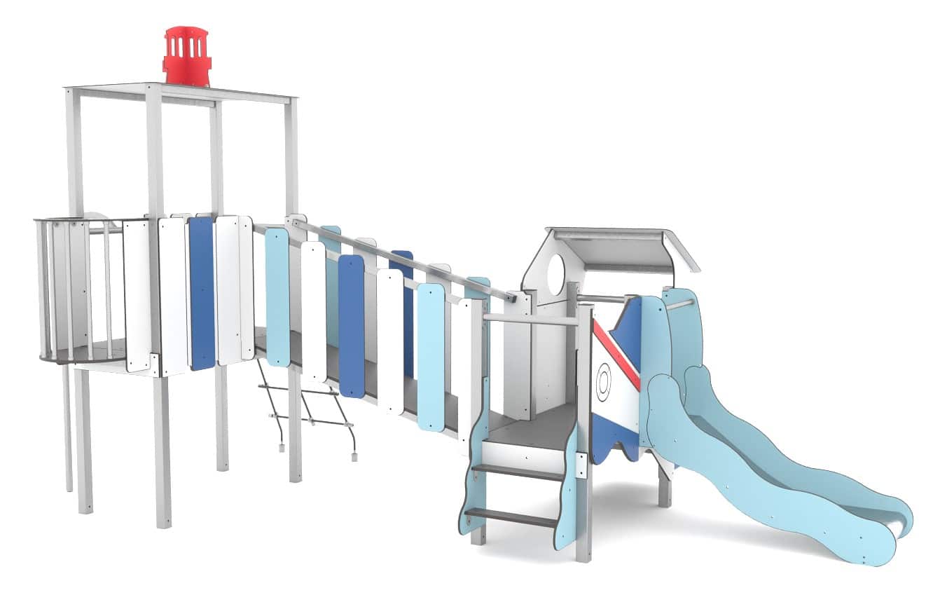 Structure pour aire de jeux pour enfant 1 an et plus - Grand Marin LD1MT210010 - Ludoparc_0