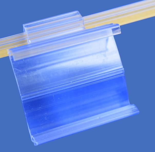 Support pour rail séparateurs pour étiquette PRICER ou SES ou HANSHOW - Blanc pur RAL 9010_0