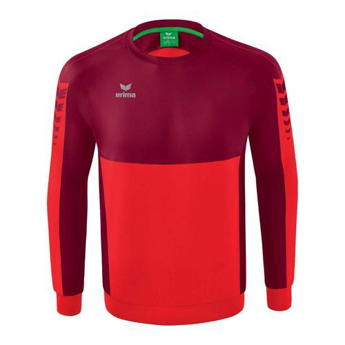 SWEAT - ERIMA - SIX WINGS ROUGE/BORDEAUX
