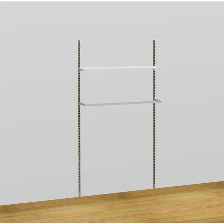 Système Queen Vogue crémaillères chromé L.120 x H.240 cm_0