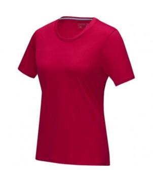 T-SHIRT AZURITE BIO GOTS MANCHES COURTES FEMME ROUGE - GOODIES ÉCOLOGIQUES