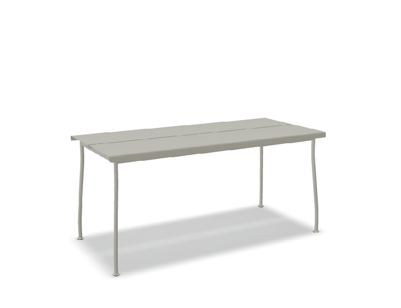 Table d'extérieur FLANER - blanc perle_0