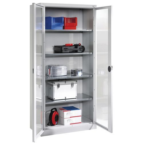 TABLETTE SUPPLÉMENTAIRE POUR ARMOIRE À PORTES VITRÉES L/P: 930 X 400 - CP